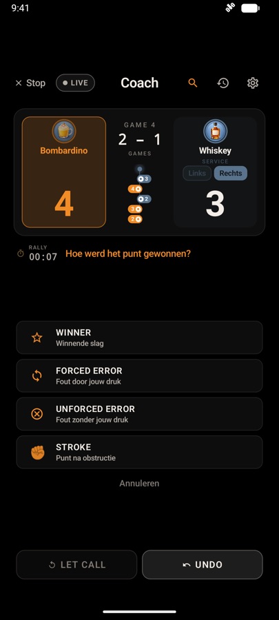 Soort punt kiezen
