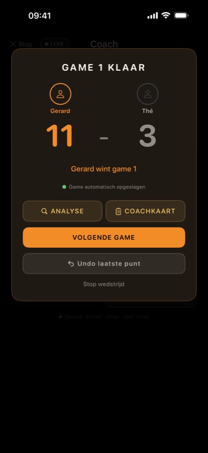 Game klaar